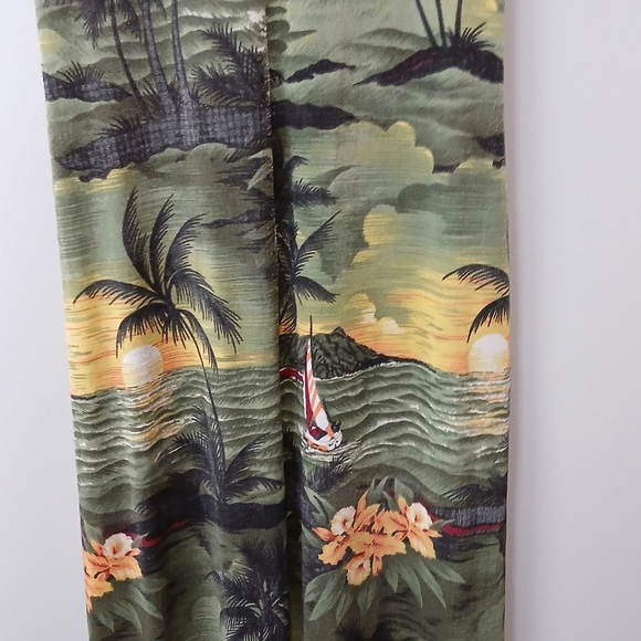 Janana's Tropical Sunset Floral Sleeveless Maxi Dress Womens Large Resortwear - Picture 6 of 8